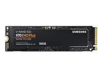Samsung 970 EVO Plus MZ-V75S500BW - SSD - krypterat - 500 GB - inbyggd - M.2 2280 - PCIe 3.0 x4 (NVMe) - buffert: 512 MB - 256 bitars AES - TCG Opal Encryption MZ-V7S500BW