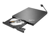 Lenovo ThinkPad UltraSlim USB DVD Burner - Diskenhet - DVD±RW (±R DL) / DVD-RAM - SuperSpeed USB 3.0 - extern - CRU 4XA0E97775