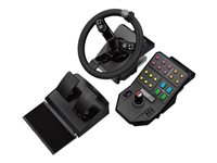 Logitech Heavy Equipment - G-Series - ratt- och pedaluppsättning - kabelansluten - för PC 945-000062