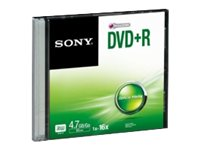 Sony DPR47SS - DVD+R - 4.7 GB (120 min) 16x - tunt CD-fodral DPR47SS