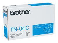 Brother TN04C - Cyan - original - tonerkassett - för Brother HL-2700CN, HL-2700CNLT, MFC-9420CN, MFC-9420CNLT, MFC-9420DN TN04C