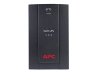 APC Back-UPS 500CI - UPS - AC 230 V - 300 Watt - 500 VA - utgångskontakter: 3 - svart BX500CI