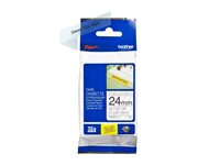 Brother TZe-S151 - Extrastark häftning - svart på klar - Rulle ( 2,4 cm x 8 m) 1 kassett(er) bandlaminat - för P-Touch Cube; P-Touch Cube Plus; P-Touch Cube Pro; P-Touch EDGE; P-Touch. TZES151