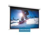 Da-Lite DescenderPro - Projektorduk - takmontering - motoriserad - 230 V - 133.07" (338 cm) - 4:3 - Matte White - RAL 9016 10106742