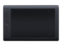 Wacom Intuos Pro Medium - Digitaliserare - höger- och vänsterhänta - 22.4 x 14 cm - elektromagnetisk - 8 knappar - trådlös, kabelansluten - USB - svart PTH-651-ENES