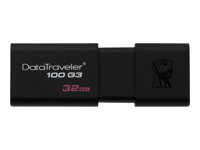 Kingston DataTraveler 100 G3 - USB flash-enhet - 32 GB - USB 3.0 - svart DT100G3/32GB