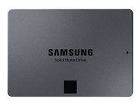 Samsung 870 QVO MZ-77Q1T0BW - SSD - krypterat - 1 TB - inbyggd - 2.5" - SATA 6Gb/s - buffert: 1 GB - 256 bitars AES - TCG Opal Encryption MZ-77Q1T0BW