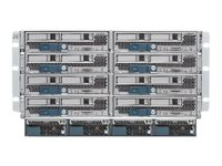 Cisco UCS 5108 Blade Server Chassis SmartPlay Select - Kan monteras i rack - 6U - upp till 8 blad - nätaggregat - hot-plug 2500 Watt - med 2 x UCS 6324 Fabric Interconnect UCS-SP-MINI