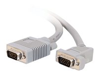 C2G Premium SXGA 45° Angled - VGA-kabel - HD-15 (VGA) (hane) till HD-15 (VGA) (hane) - 1 m - 45° kontakt 81107