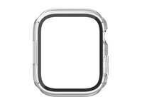 Belkin SCREENFORCE - Skydd för smartwatch - härdad kurva, 2-i-1 - polykarbonat, härdat glas - klar - för Apple Watch (45 mm) OVG004ZZCL-REV