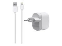 Belkin Home Charger with Charge-Sync Cable - Strömadapter - 5 Watt - 1 A (USB) - vit F8J112VF04-WHT