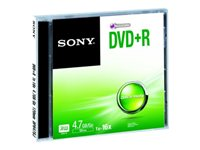 Sony DPR47SJ - DVD+R - 4.7 GB (120 min) 16x - CD-fodral DPR47SJ