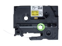 Brother FLe-6511 - Svart på gult - 21 x 45 mm 72 etikett (er) (1 rulle/rullar x 72 matrisskurna etiketter - för P/N: PTP900C FLE6511