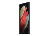 Samsung Silicone Cover EF-PG99P - Baksidesskydd för mobiltelefon - silikon - svart - för Galaxy S21 Ultra 5G EF-PG99PTBEGWW