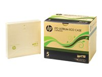 HPE Ultrium RW Data Cartridge - 5 x LTO Ultrium 1 - 100 GB / 200 GB - skrivbara etiketter - mellanblå C7971AG