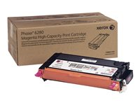 Xerox Phaser 6280 - Hög kapacitet - magenta - original - tonerkassett - för Phaser 6280/YN, 6280DN, 6280N 106R01393