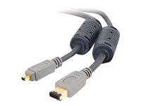 C2G - IEEE 1394-kabel - 4 pin FireWire (hane) till 6 pin FireWire (hane) - 1 m - formpressad 81601
