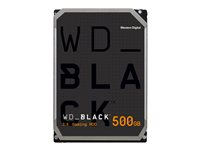 WD Black Performance Hard Drive WD5003AZEX - Hårddisk - 500 GB - inbyggd - 3.5" - SATA 6Gb/s - 7200 rpm - buffert: 64 MB WD5003AZEX