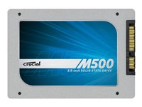 Crucial M500 - SSD - krypterat - 120 GB - inbyggd - 2.5" - SATA 6Gb/s - TCG Opal Encryption 2.0 CT120M500SSD1