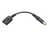 Lenovo ThinkPad Barrel Power Conversion Cable - Strömkabel - power DC jack (hane) till mini-USB typ A (endast ström) (hona) - för IdeaPad 3 14ITL05 81X7; 3 15ITL05 81X8 4X90E53069