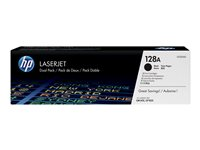 HP 128A - 2-pack - svart - original - LaserJet - tonerkassett (CE320AD) - för Color LaserJet Pro CP1525n, CP1525nw; LaserJet Pro CM1415fn, CM1415fnw CE320AD