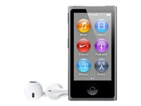 Apple iPod nano - 7:e generation - digital spelare - 16 GB - rymdgrå ME971QS/A