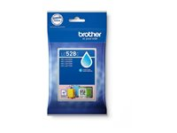 Brother LC528C - Cyan - original - kuddepack - bläckpatron - för Brother MFC-J6975DW, MFC-J6977DW LC528C
