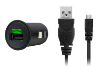 Belkin Micro USB CLA - Strömadapter för bil - 1000 mA (USB) F8M304CW03