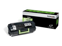 Lexmark 522H - Lång livslängd - svart - original - tonerkassett LCCP, LRP - för Lexmark MS810, MS811, MS812 52D2H00