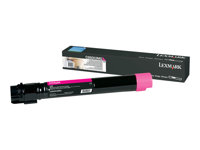 Lexmark - Extra lång livslängd - magenta - original - tonerkassett LCCP - för Lexmark C950DE, C950dte C950X2MG