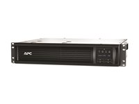 APC Smart-UPS 750VA LCD RM - UPS (kan monteras i rack) - AC 230 V - 500 Watt - 750 VA - Ethernet, RS-232, USB - utgångskontakter: 4 - 2U - svart - med APC UPS Network Management Card - för P/N: AR4018SPX432, AR4024SP, AR4024SPX429, AR4024SPX431, AR4024SPX432, NBWL0356A SMT750RMI2UNC