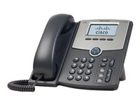 Cisco Small Business SPA 502G - VoIP-telefon - 3-riktad samtalsförmåg - SIP, SIP v2, SPCP - med en linje - silver, mörkgrå - för Small Business Pro Unified Communications 320 with 4 FXO SPA502G