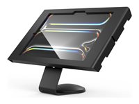 Compulocks iPad Pro M4 11" (2024), Apex Enclosure Core Stand - Monteringssats (ställ, hölje) - synliga kameror och sensorer fram/bak - för surfplatta - 45 graders kärna - metallram, stål - svart - skärmstorlek: 11" - bänkskiva, väggmonterbar - för Apple 11-inch iPad Pro (M4) 111B11PAPX4B