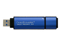 Kingston DataTraveler Vault Privacy 3.0 - USB flash-enhet - krypterat - 32 GB - USB 3.0 - TAA-kompatibel DTVP30/32GB