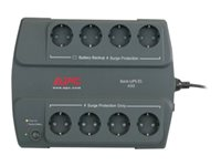 APC Back-UPS ES 400 - UPS - AC 230 V - 240 Watt - 400 VA - utgångskontakter: 8 - Tyskland, Nederländerna - träkol BE400-GR