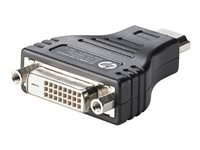 HP HDMI to DVI Adapter - Videokort - DVI-D hona till HDMI hane - för Pro Mobile Thin Client mt440 G3; ZBook 15v G5, 17 G3, 17 G4, 17 G5, 17 G6 F5A28AA