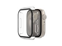 Belkin SCREENFORCE - Skydd för smartwatch - härdad kurva, 2-i-1 - polykarbonat, härdat glas - klar OVG004ZZCL-REV