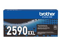 Brother TN2590XXL - Superlång livslängd - svart - original - box - tonerkassett - för Brother MFC-L2922DW TN2590XXL