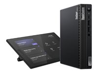 Lenovo ThinkSmart Tiny Kit - Paket för videokonferens (Lenovo ThinkSmart-styrenhet, beräkningssystem) - med 1 Year Lenovo Premier Support - korpsvart 12XH000BMT
