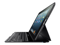 Belkin Ultimate - Tangentbord och foliefodral - Bluetooth - svart tangentbord, svart fodral F5L149AYBLK