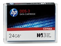 HPE - DDS-3 - 12 GB / 24 GB - för StorageWorks DAT 24, DAT 40, DAT 72; SureStore DAT 40; Trade-Ready Mechanism DDS-3, DDS-4 C5708A