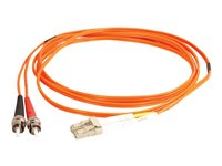 C2G - Patch-kabel - LC multiläge (hane) till ST-läge (multi-mode) (hane) - 10 m - fiberoptisk - 62,5/125 mikron 85077