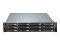 D-Link xStack Storage Array DSN-6410 - Hårddiskarray - 12 fack (SATA-300 / SAS) - HDD 0 - iSCSI, 10 Gigabit Ethernet (extern) - kan monteras i rack - 2U DSN-6410