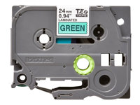 Brother TZe-751 - Svart på grön - Rulle ( 2,4 cm x 8 m) 1 kassett(er) bandlaminat - för Brother PT-D600; P-Touch PT-3600, D800, E550, P750, P900, P950; P-Touch Cube Plus PT-P710 TZE751
