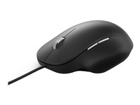 Microsoft Ergonomic Mouse - Mus - ergonomisk - optisk - 5 knappar - kabelansluten - USB 2.0 - svart RJG-00004