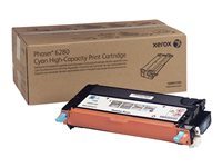 Xerox Phaser 6280 - Hög kapacitet - cyan - original - tonerkassett - för Phaser 6280/YN, 6280DN, 6280N 106R01392
