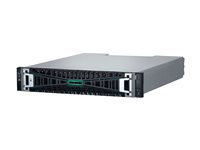 HPE Modular Smart Array 2072 10/25GbE iSCSI SFF Storage - 7th Generation - hybridlagringsarray - 3.84 TB - 24 fack (SAS-3) - SSD 1.92 TB x 2 - iSCSI (10 GbE), iSCSI (25 GbE) (extern) - kan monteras i rack - 2U S2C84A