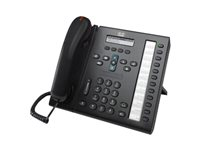 Cisco Unified IP Phone 6961 Slimline - VoIP-telefon - SCCP - multilinje - träkol CP-6961-CL-K9=