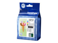 Brother LC3213 Value Pack - 4-pack - svart, gul, cyan, magenta - original - bläckpatron - för Brother DCP-J772DW, DCP-J774DW, MFC-J890DN, MFC-J890DW, MFC-J890DWN LC3213VAL