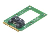 StarTech.com SATA-hårddisk till mSATA-värdadapter för 2,5"/3,5" SATA-hårddiskar - Kontrollerkort - 1 Kanal - mSATA - SATA 6Gb/s MSAT2SAT3